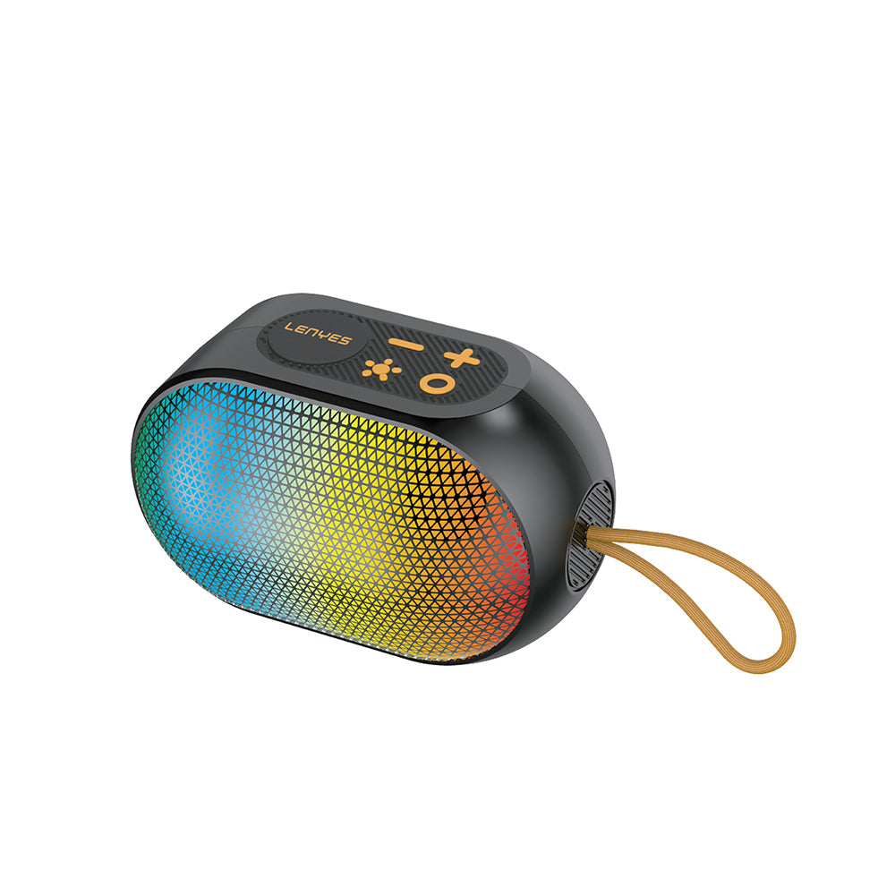 Lenyes S212 Su Geçirmez RGB Işıklı Askılı Taşınabilir Kablosuz Bluetooth Hoparlör v5.3 Lenyes S212 Su Geçirmez RGB Işıklı Askılı Taşınabilir Kablosuz Bluetooth Hoparlör v5.3